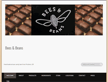 Tablet Screenshot of beesandbeans.com